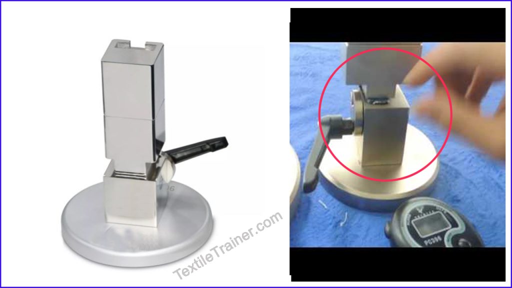 Sample preparation for crease recovery tester