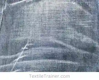 Crushed denim