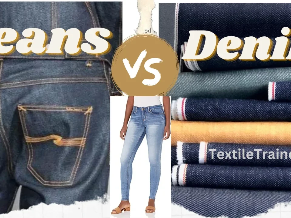 Difference between denim and jeans