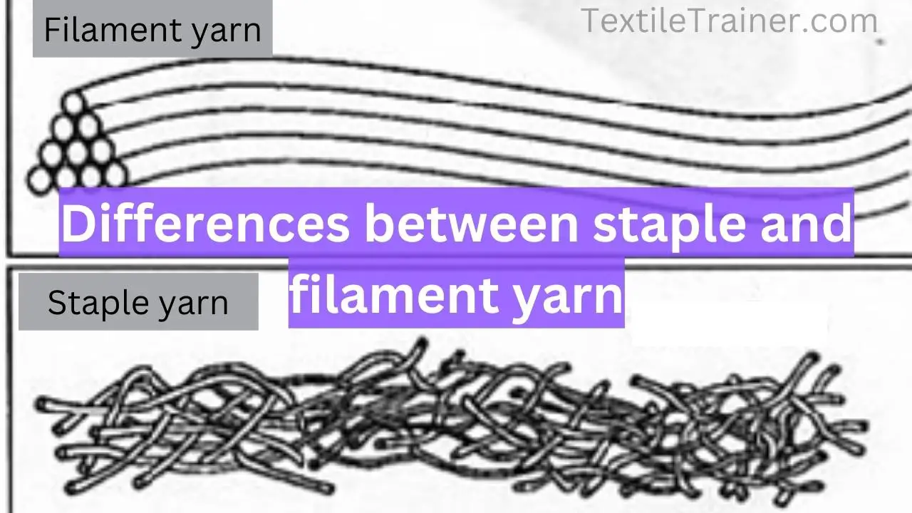 Differences between staple yarn and filament yarn
