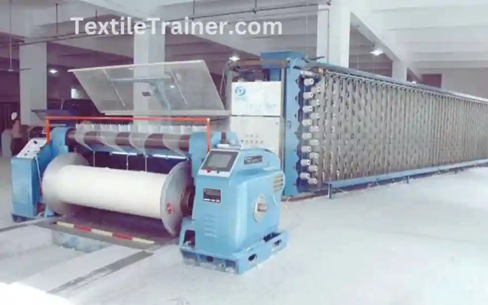 yarn warping section