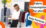 Calculation of Fabric Consumption for a Long Sleeve Basic Shirt in Easy Formula