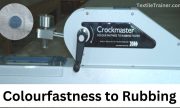 Determination of Colorfastness to Rubbing(Dry&Wet) of Dyed Sample/ Crockmeter