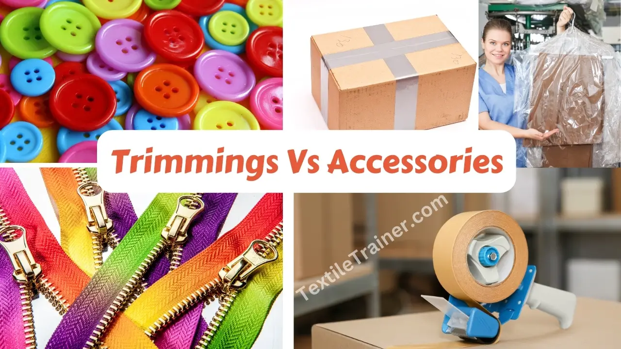 differences between trimmings and accessories
