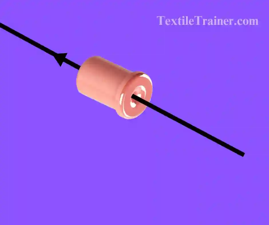 Bush type yarn guide
