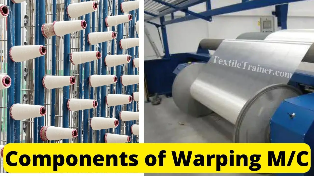 Components of warping machine