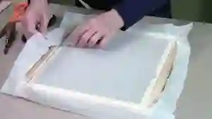 Screen frame preparation