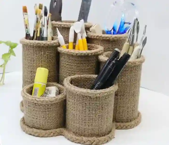 Stationery items from jute fiber