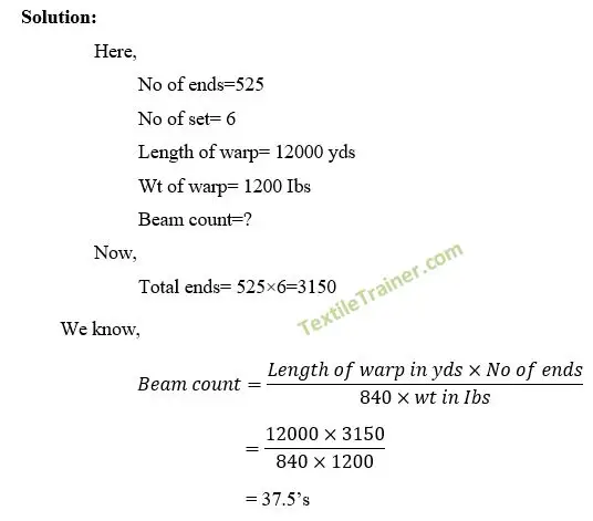 warping calculation exercise-6