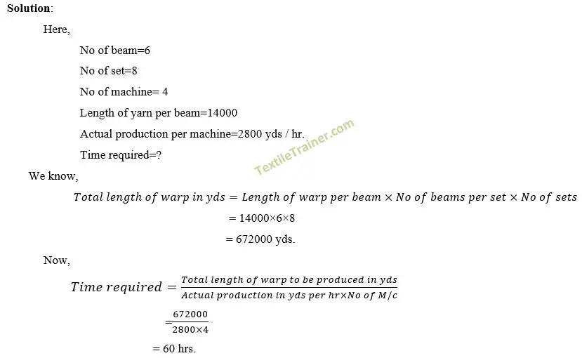 warping calculation exercise-9