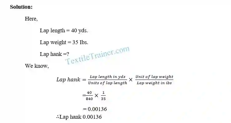 Blow room calculation-4