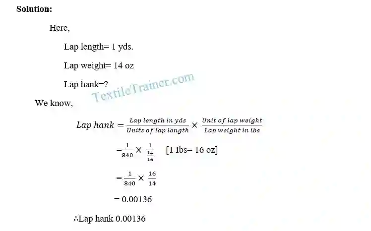 Blow room calculation-5