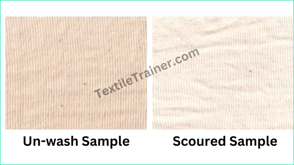 Scoured cotton fabric