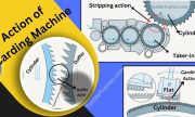 action of carding machine