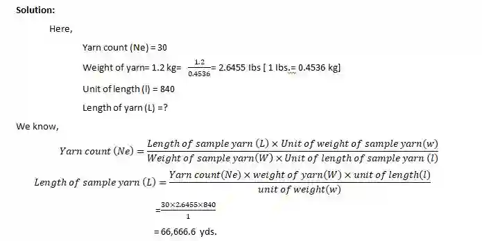 Yarn count measurement-6