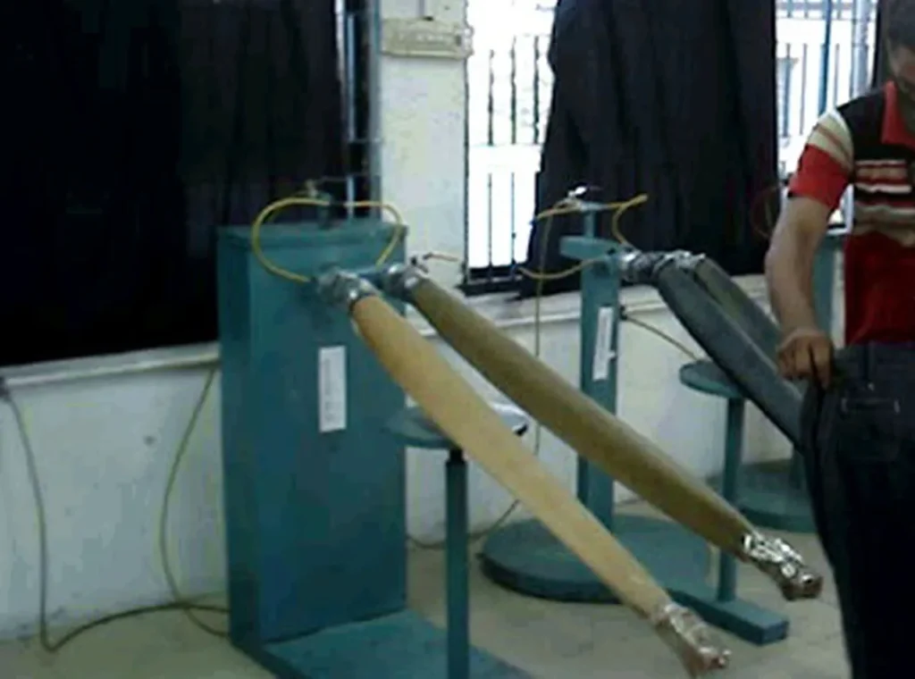 Hand scraping and whisker dummy