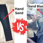 hand sanding and sand blasting