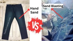 hand sanding and sand blasting