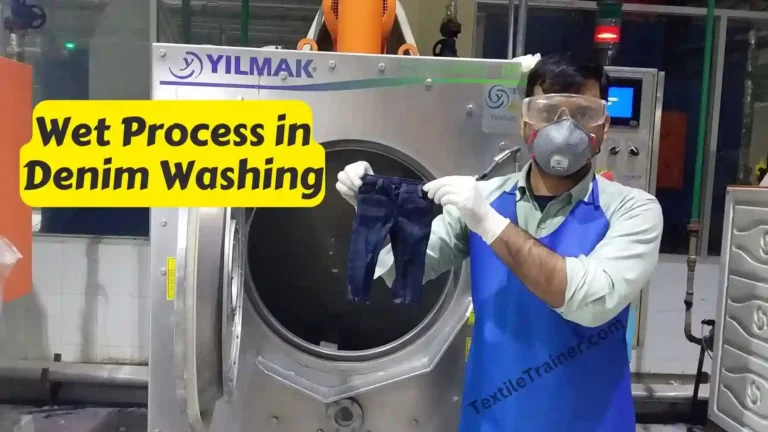 wet process in garments washing