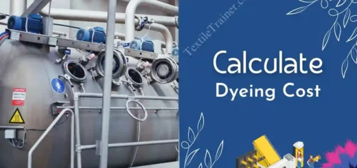 Calculate dyeing cost