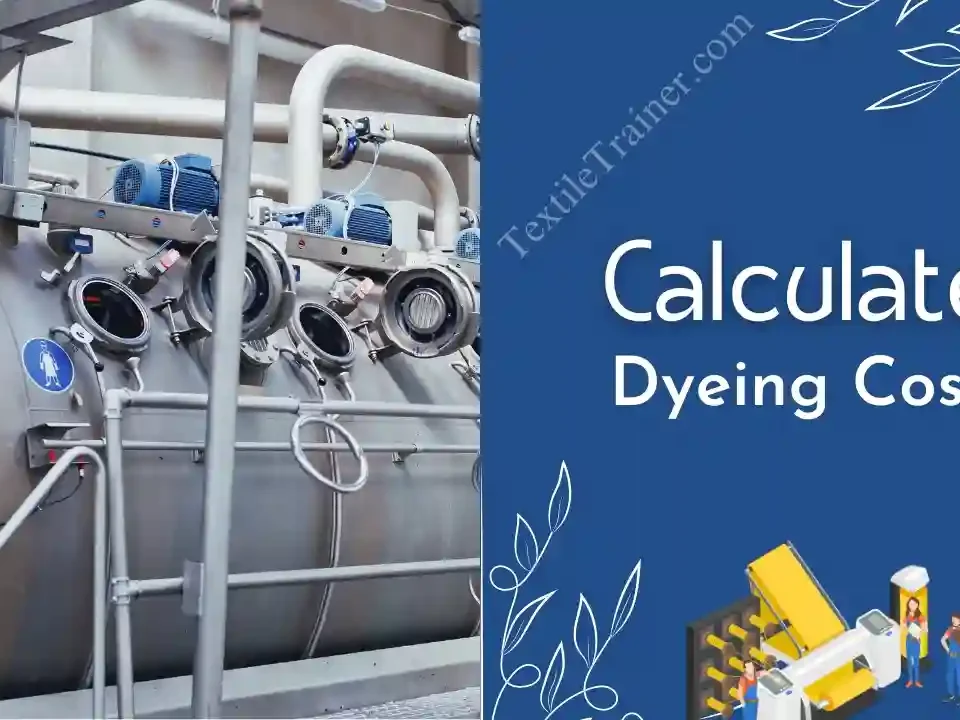Calculate dyeing cost