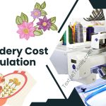 Embroidery cost calculation