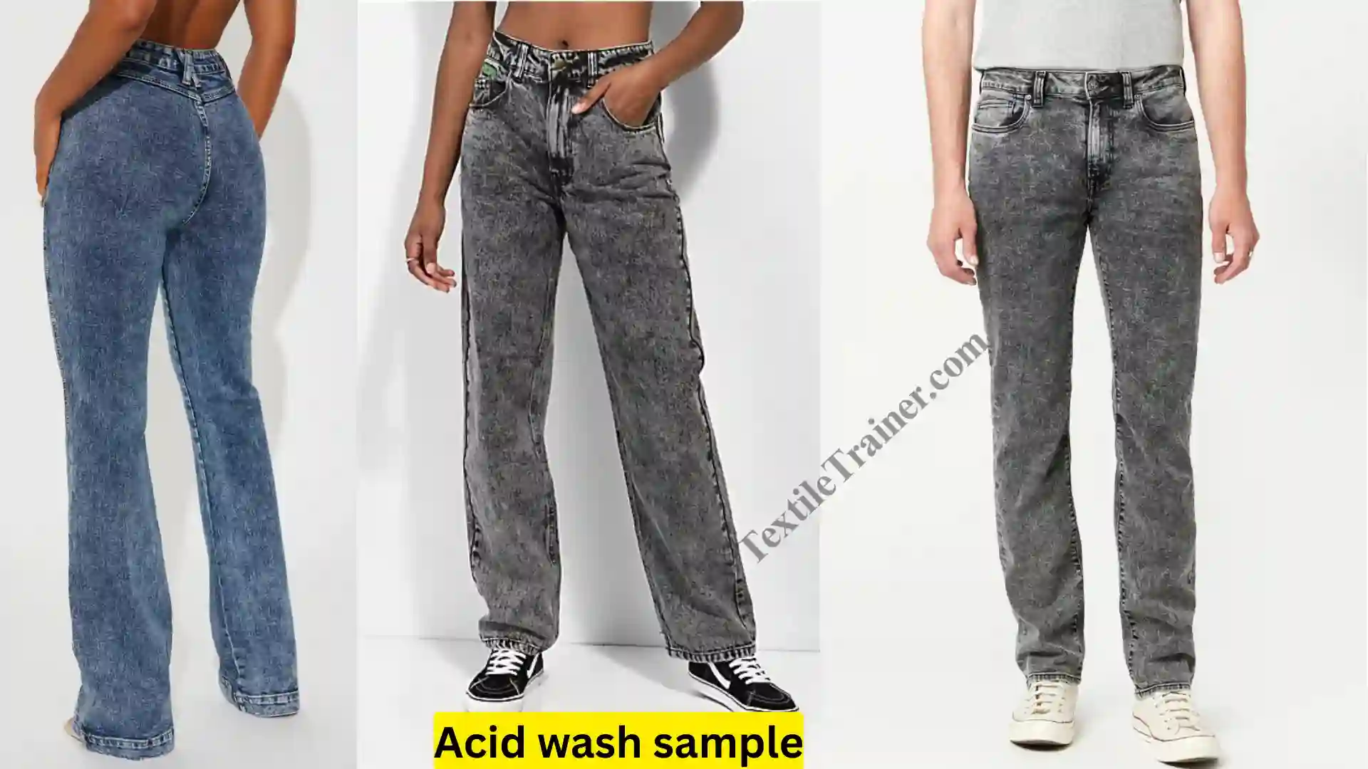 Jeans Acid wash sample