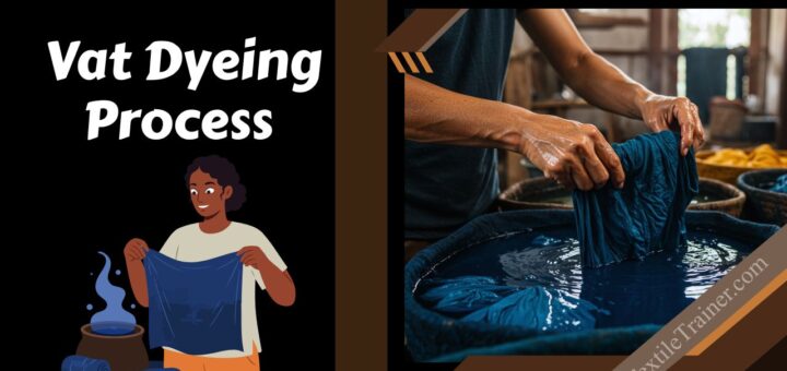 Vat dyeing process
