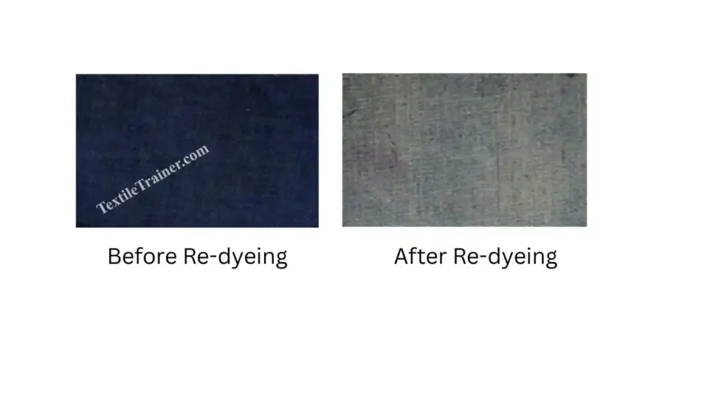 Denim Re-dyed sample