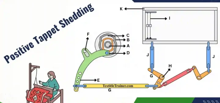 Positive tappet shedding mechanism