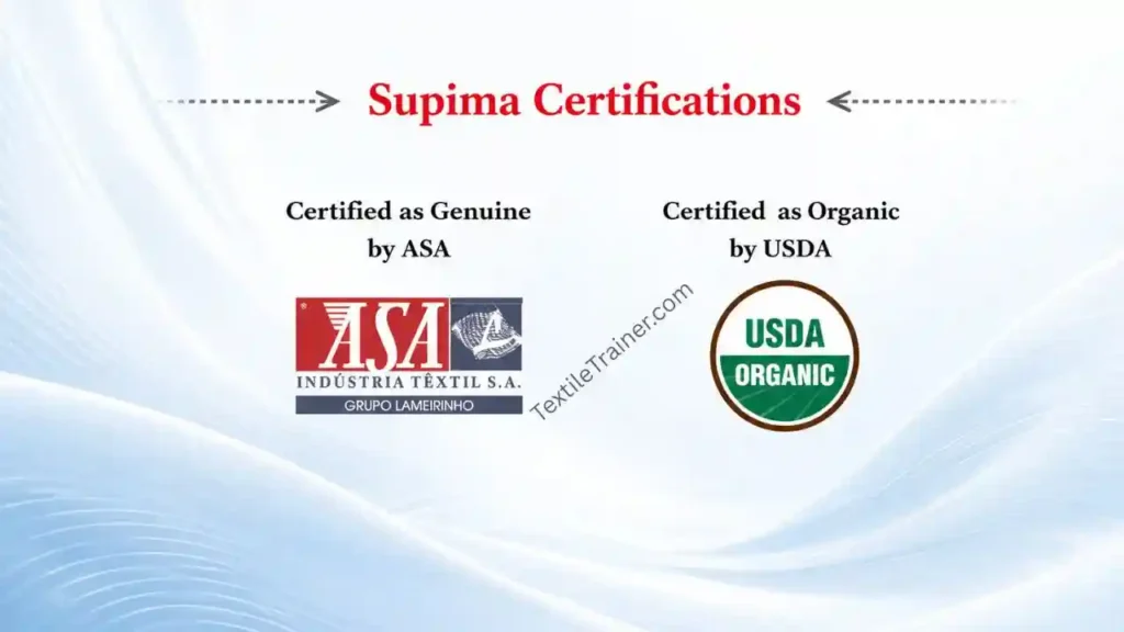 Supima certifications