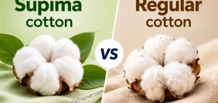 Supima and regular cotton