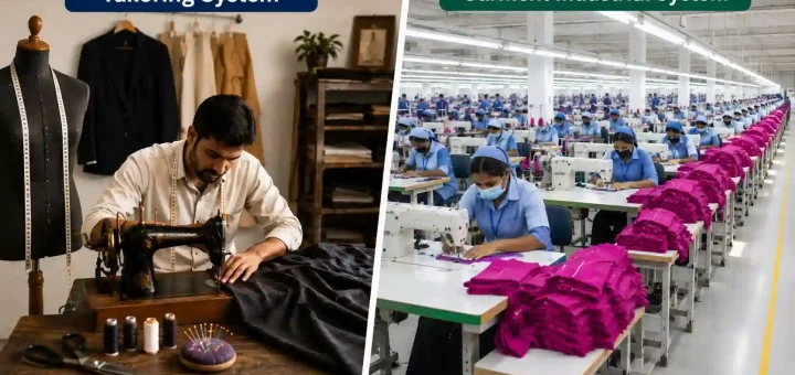 Tailoring vs Garment industry
