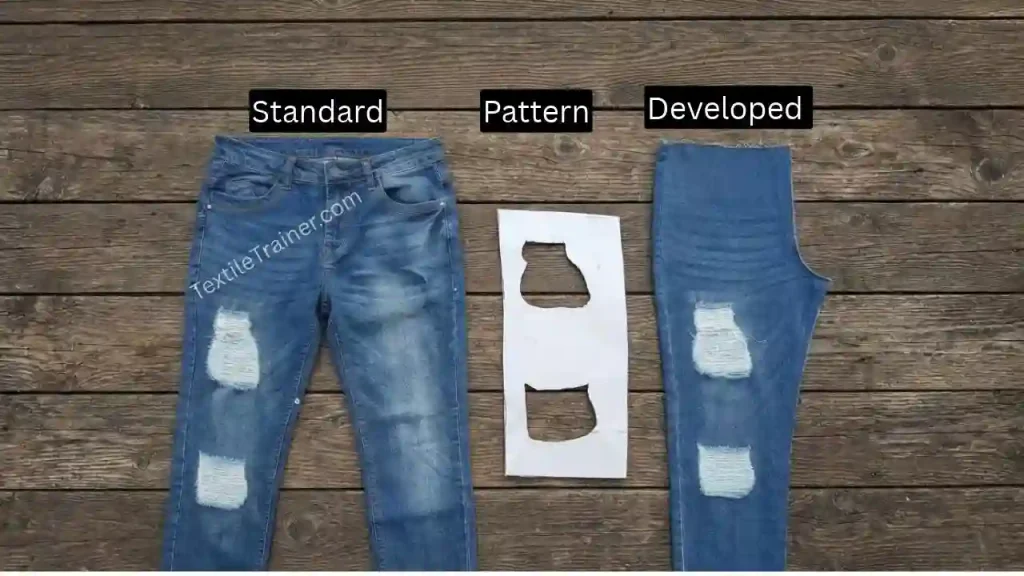 Denim destroy pattern